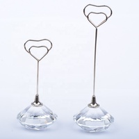 3.3 "pouces Place porte-carte numéros de Table de mariage porte-pinces bureau nom mémo Menu Clip décoration en forme de coeur