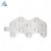Bande de connexion pour pack de batteries haute puissance 18650, barre omnibus en cuivre décalée 5S5P, service de traitement de pliage de feuilles de soudure nickel-cuivre