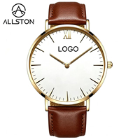 Dropshipping OEM Harga Murah MOQ Rendah Pemasok Grosir Jam Tangan Vintage Label Pribadi Logo Kustom Produsen Jam Tangan Quartz Mewah