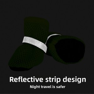 Chaussures d'été pour chien antidérapantes, respirantes, résistantes à l'usure, à semelle souple, design mignon et tendance, protection des pattes pour chiots - Product Image 4