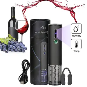 Rechargeable Type-C Smart Electronic Wine Bottle Opener and Foil Cutter Novelty Gift Set For Mom