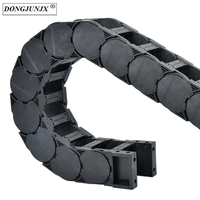 Chaîne de traînée de câble de machine-outil en nylon de type pont pour machine CNC