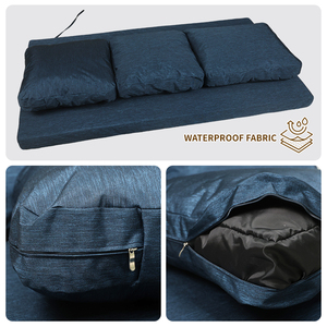 Usine personnalisée 4-Set Patio extérieur <span class=keywords><strong>salon</strong></span> sectionnel canapé coussins oreillers coussins <span class=keywords><strong>de</strong></span> siège lombaire pour une vie confortable - Product Image 3
