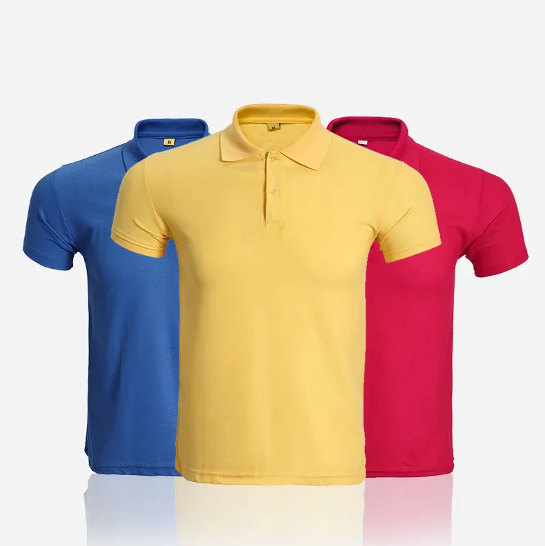 custom polo shirt with zipper collar cotton custom printing casual men's shirts short sleeve turn-down collar shirts for male