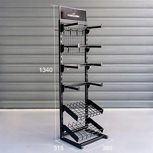 Display mobil RC komersial eceran dengan Slot rak logam rak pajangan ritel logam dengan rak lapis cairan & Cat - Product Image 3