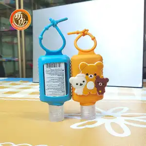 Chai Nhựa Rửa Tay Tùy Chỉnh Cho Thú Cưng 50Ml Giá Đỡ Chai Khử Trùng Bằng Silicon