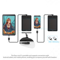 Tableta Digital Multifuncional XP-Pen Deco Mini7 con Lápiz para Dibujo y Papel Digital