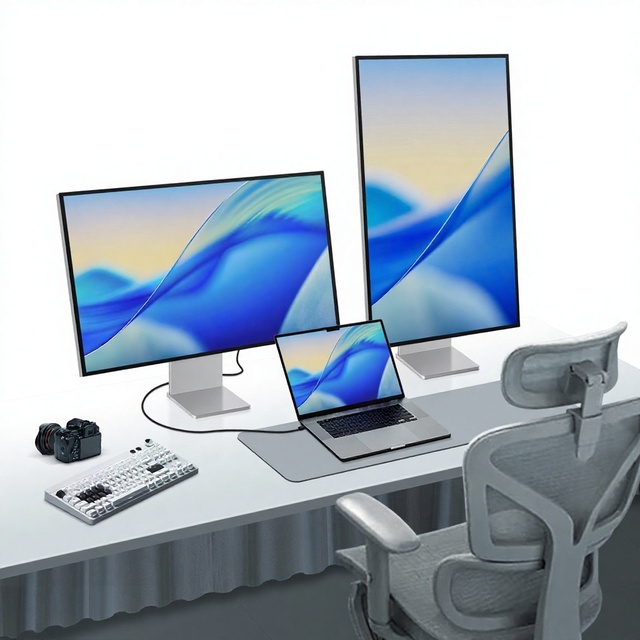 32-inch 4K 144Hz IPS Panel Gaming Monitor 1ms Response Time 50000:1 Contrast Ratio Perforated Design Adjustable Height