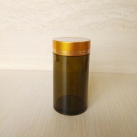 Flacon/pot en plastique pour médicaments, 5 pièces, Design populaire, pour médicaments, pilules