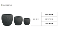 Vases et pots à fleurs modernes en fibre de verre légers et durables pour l'extérieur et le jardin (vente en gros)