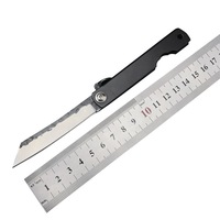 Couteau de poche EDC personnalisable à haut coût avec manche en alliage d'aluminium lame pliante en acier populaire pour le camping en plein air