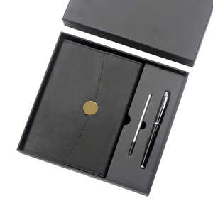 Customized Logo A5 <b>Notebook</b> Metal <b>Pen</b> Embossed Printing Custom Colors 100% Polyester Fabric Summer Enterprise Business Gift <b>Set</b> - Product Image 2