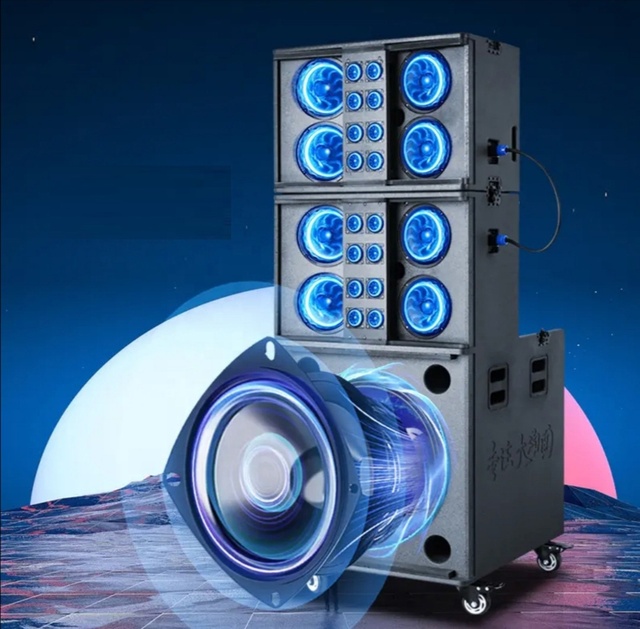 12/15/18 Inch Bt Active Dj Karaoke Party Speaker Accessories Woofer Sound Box Ceiling Professional Audio Line Array Speakers