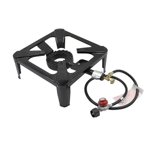 Square BBQ Burner Bếp Cắm Trại Bếp Với Bộ Điều Chỉnh 20PSI Và Ống <span class=keywords><strong>Gas</strong></span>, Phù Hợp Cho Cắm Trại Ngoài Trời Hoặc BBQ Sân Sau - Product Image 1