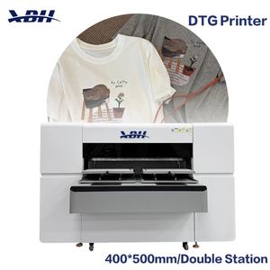 เครื่องพิมพ์ DTG แบบสองหัวพิมพ์ ระดับมืออาชีพ ขนาด A3 400x500 มม. ประสิทธิภาพสูง สำหรับพิมพ์เสื้อยืด คุณภาพจากโรงงานโดยตรง - Product Image 1
