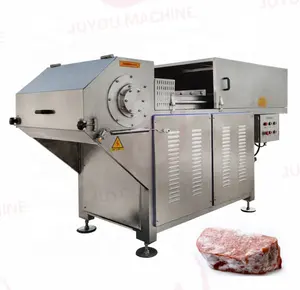 JUYOU mesin pemotong daging beku otomatis, mesin pemotong daging/Flaker keju daging/pengiris daging beku otomatis
