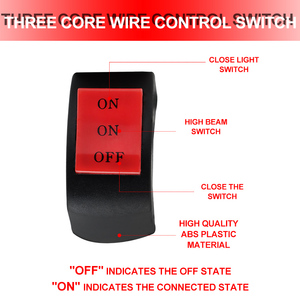 Công Tắc Đèn Pha Xe Máy Bật Tắt 3 Dây 510Mm Nút Ấn Nút 12V Công Tắc Gắn Tay Lái Cho Bóng Đèn Xe Đạp Điện Tử - Product Image 4