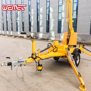 Wemet Thủy Lực Trailer Gắn Bùng Nổ Nâng Towable Cherry Picker