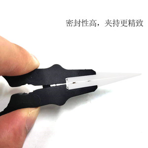 แหนบเซรามิกทนอุณหภูมิสูง 1300 องศา ปลายเรียบ สำหรับซ่อมอะตอมไมเซอร์ DIY - Product Image 5