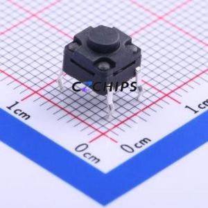 K2-1839DP-C4SW-06 Tactile Switch Through hole Component (THT) Switch Single Pole Single Throw Round Button 2.5N Through Hole - Product Image 1