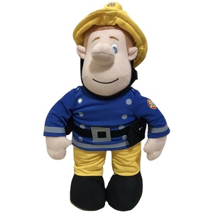1221软消防员山姆毛绒玩具娃娃警察消防员山姆毛绒玩具