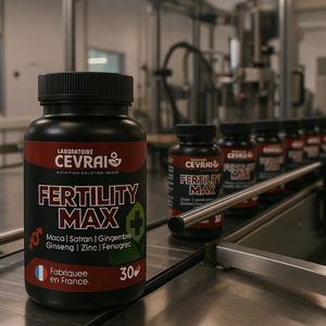 Suplemento de Fertilidad Masculina Laboratoire Cevrai - Mezcla de Maca, Azafrán, Jengibre y Ginseng con Zinc, Totalmente Natural, Apto para Uso Diario - Product Image 1