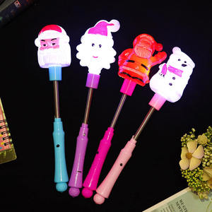 Nouveaux bâtons lumineux de Noël transfrontaliers, bâtons bonhomme de neige, serre-têtes clignotants, jouets de Noël en plastique, petits cadeaux en gros - Product Image 1