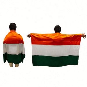 Drapeau corporel patriotique en polyester 100D de haute qualité, impression numérique personnalisée, vente chaude, décorations publicitaires pour fanions en fibre de verre - Product Image 4