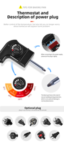 Dezin-olla caliente eléctrica con parrilla para interiores, <span class=keywords><strong>barbacoa</strong></span> antiadherente con Control de temperatura múltiple, sartén para comprar - Product Image 4