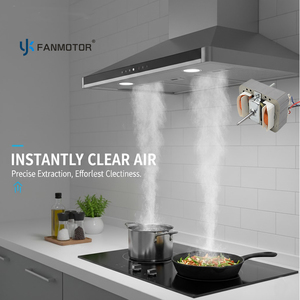 <span class=keywords><strong>Moteur</strong></span> de <span class=keywords><strong>hotte</strong></span> <span class=keywords><strong>aspirante</strong></span> à pôles ombragés AC haute puissance 75W 220V 50Hz Fil d'aluminium pour la ventilation de la cuisine - Product Image 6