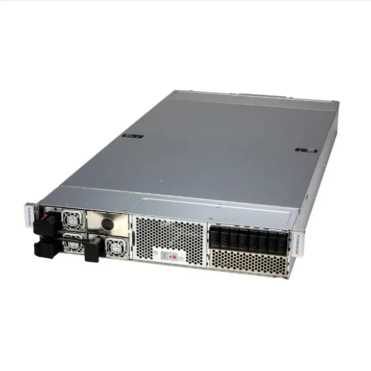 Supermicro GPU SuperServer SYS-221GE-NR 2U Dual Processor (4th Gen Intel Xeon) mendukung sistem 4 PCIe based GPU