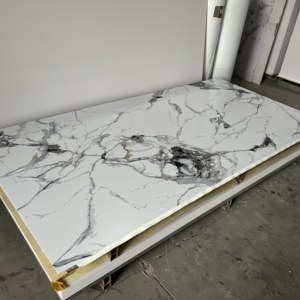 Pannello in Schiuma PVC Laminato Effetto Marmo, Film PVC PET Sostituisce <span class=keywords><strong>Compensato</strong></span>, MDF, Piastrelle in Porcellana, Ideale per Mobili e Soffitti Interni - Product Image 5