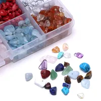 Ensemble de perles en pierre précieuse, 15 couleurs, pour fabrication de bijoux, collier, boucles d'oreilles, en cristal, AMAZON, offre spéciale, DIY