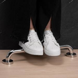 201 Edelstahl-Haltegriffe Badezimmer zubehör Schwarze Farbe Toiletten-Haltegriff Polierte gebürstete Haltegriffe - Product Image 5