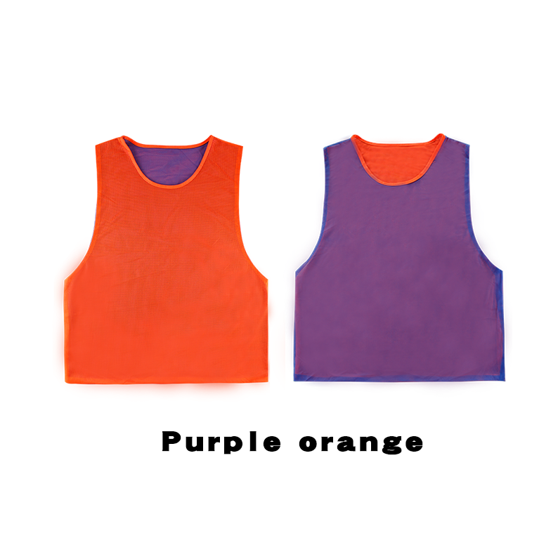 Morado y naranja