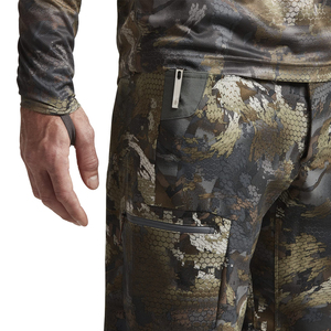 Pantalon de chasse unisexe OEM, softshell, coupe-vent, respirant, imperméable, 100% polyester, vêtements de chasse d'extérieur - Product Image 6