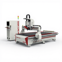 Machines de fabrication de meubles CE A4-1325-L8-E, machine de fraisage CNC avec changement d'outil automatique pour portes/fenêtres/tables en bois