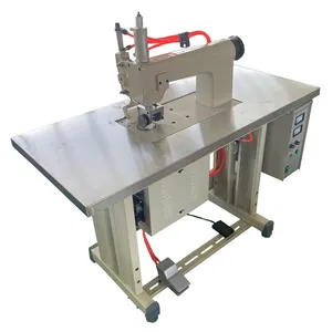 Máquina DE COSER ultrasónica industrial del cordón del rodillo automático del molde del para el cuero y la tela no tejida