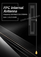 Antenne FPC interne Cowin personnalisée verticale 3dBi 868/915MHz LORA Cellulaire 3G 4G LTE avec connecteur UFL 10W pour routeurs IoT/véhicules