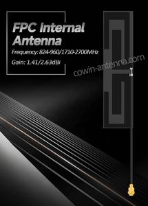 Antenne FPC interne Cowin personnalisée verticale 3dBi 868/915MHz LORA Cellulaire 3G 4G LTE avec connecteur UFL 10W pour routeurs IoT/véhicules - Product Image 5