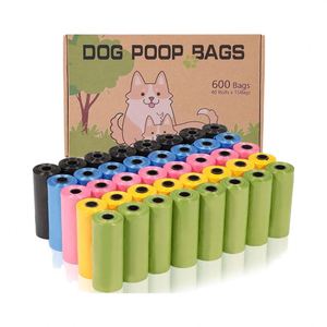 Sacs à déjections canines biodégradables à 100 % SZXW personnalisés, anti-fuites, anti-odeurs, en plastique résistant, distributeur de sacs pour animaux de compagnie, couleur et taille personnalisables - Product Image 1