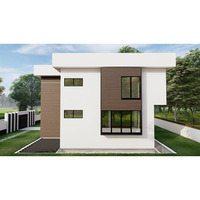 Villa de luxe personnalisée à prix attractif Maison en vente directe en usine Villas préfabriquées en acier léger