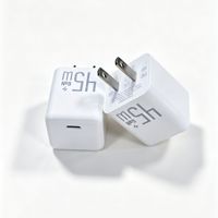 Chargeur mural USB Type C personnalisé avec prise américaine 45W 5V 3A 9V 3A 12V 20V, chargeur PD GAN