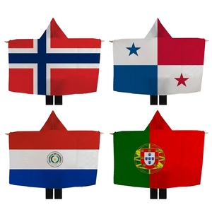 Capa de Fanático para Partido de Fútbol 2026 con Bandera Nacional y Logotipo Personalizado, Producción Rápida, Fabricante OEM Profesional - Product Image 6