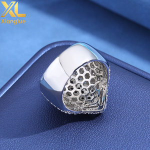 Bague Croix Hip Hop Zirconium Givré Tendance Prix de Gros – Bijou Diamant Rétro pour Homme - Product Image 6