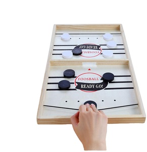 เกมกระดานไม้ MILI Wooden Fast Sling Puck สำหรับเล่นบนโต๊ะ เกมยิงลูกหอกแบบสลิงช็อตสำหรับสองผู้เล่น เกมความเร็วแบบอินเทอร์แอคทีฟสำหรับครอบครัว ของเล่นสำหรับเด็กและผู้ใหญ่ - Product Image 4