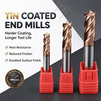Fraise à queue en carbure 6x50mm à 4 dents 55HRC pour découpe de métaux – Offre Spéciale