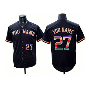 Nouveau Maillot de Baseball Américain Respirant 2026 avec Broderie 3D Personnalisée et Logo sur Mesure pour Tous les Joueurs - Product Image 2