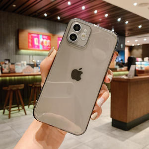 Custodia per telefono trasparente campione gratuito all'ingrosso custodia in TPU Anti-caduta custodia trasparente per iPhoneX XS 11 12 13 14 15 16 ProMax - Product Image 3