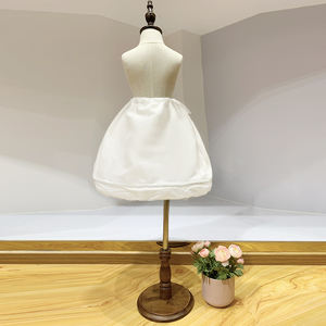 <span class=keywords><strong>Jupon</strong></span> de mariage pour filles MQATZ, <span class=keywords><strong>blanc</strong></span>, 3 cerceaux, crinoline avec technique de volants - Product Image 5